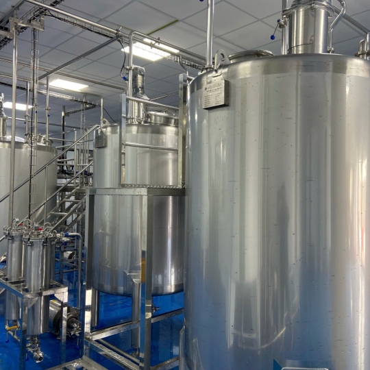 Hoàn thành dự án setup bồn chứa inox '
