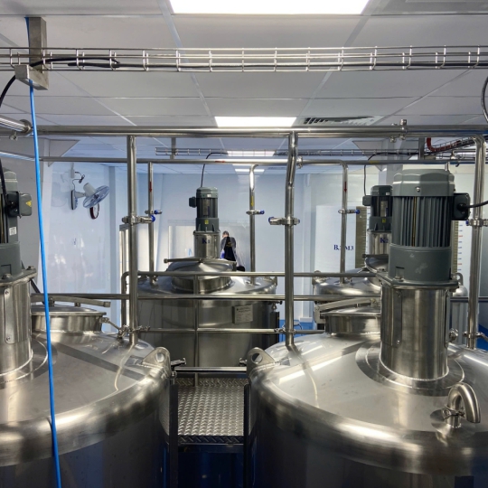 Hoàn thành dự án setup bồn chứa inox '